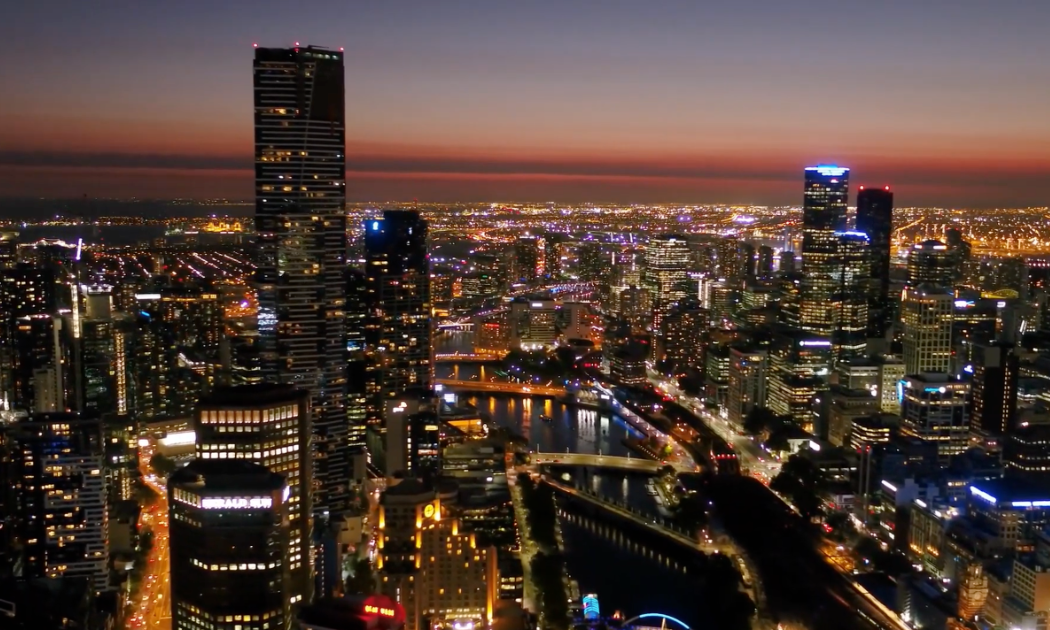 Nigh buildings